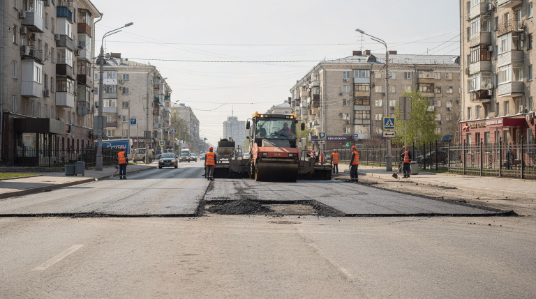 Ремонт дорог на улице Ленина: график работ